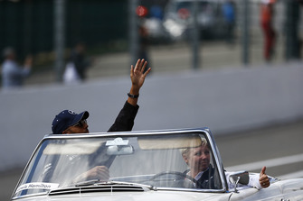 Lewis Hamilton, Mercedes AMG F1, pilotlar geçit töreninde