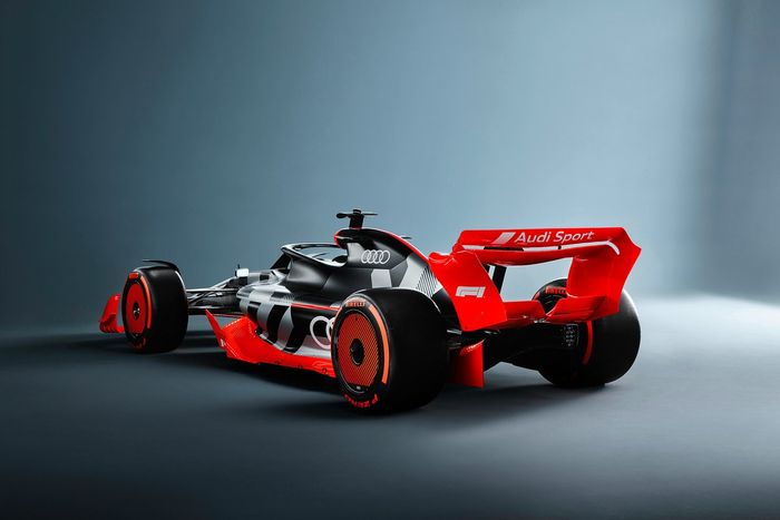 El concept de un coche de F1 que presentó Audi