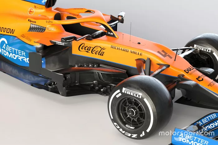 Detalle del McLaren MCL35M