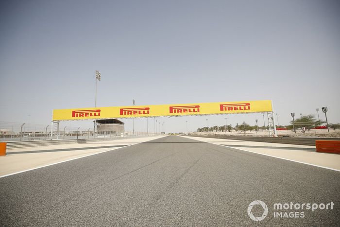 Detalle del circuito de la F1 en Bahrein