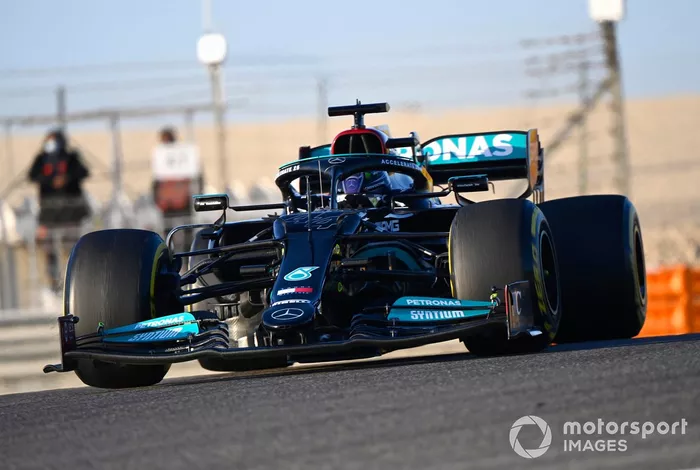 Lewis Hamilton, Mercedes W12 