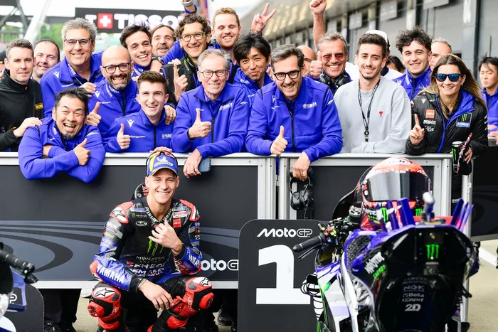 Polesitter Fabio Quartararo, Yamaha Factory Racing