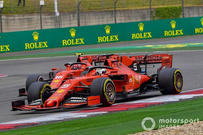 Sebastian Vettel, Ferrari SF90, Charles Leclerc, Ferrari SF90