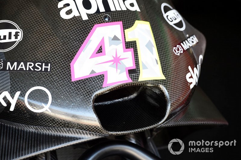 Aprilia Racing Team Gresini bike detail