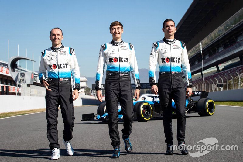George Russell, Williams, Robert Kubica, Williams, Nicholas Latifi, Williams