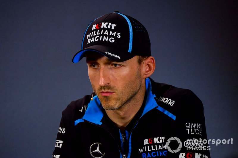 Robert Kubica, Williams Racing, durante la conferenza stampa