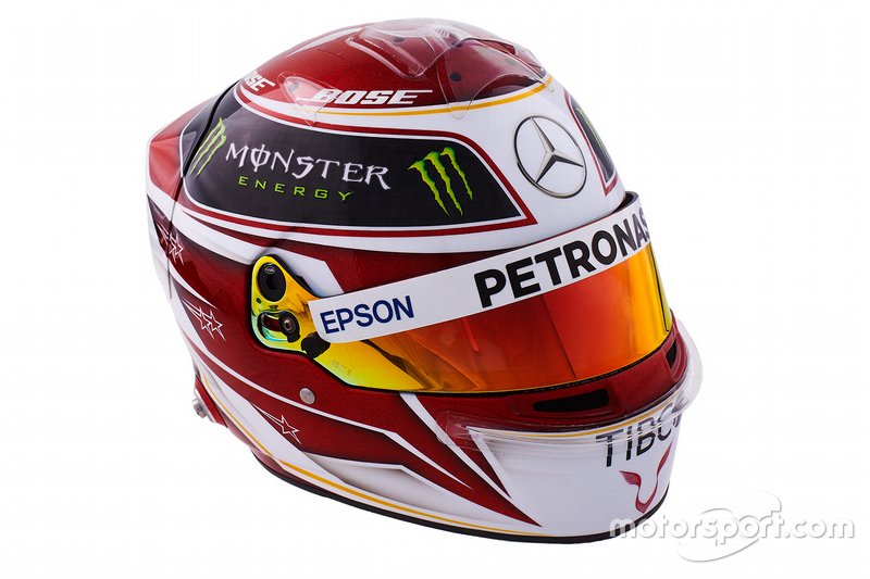 Casco de Lewis Hamilton Mercedes-AMG Petronas