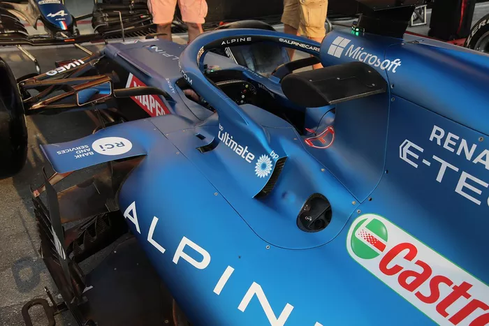 Detalle del Alpine A521