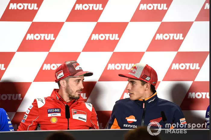 Andrea Dovizioso, Ducati Team, Marc Marquez, Repsol Honda Team