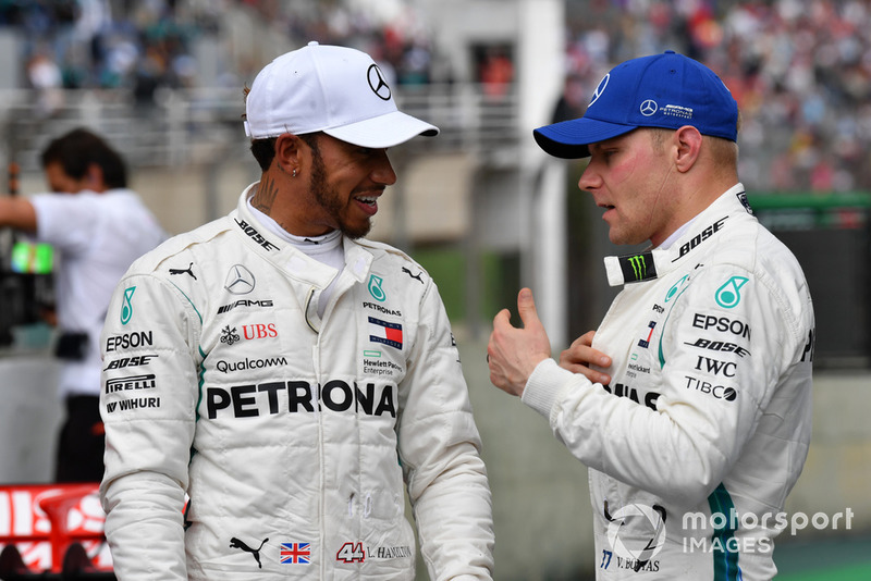 Lewis Hamilton, Mercedes AMG F1 e Valtteri Bottas, Mercedes AMG F1