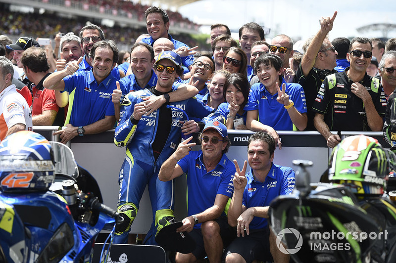 Finis kedua, Alex Rins, Team Suzuki MotoGP