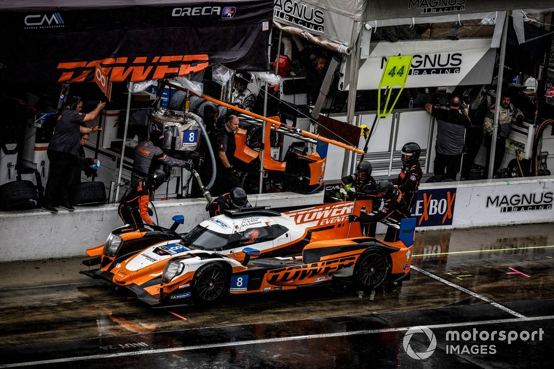 #8 Tower Motorsports ORECA LMP2-Gibson: John Farano, Michael Dinan, Charlie Eastwood