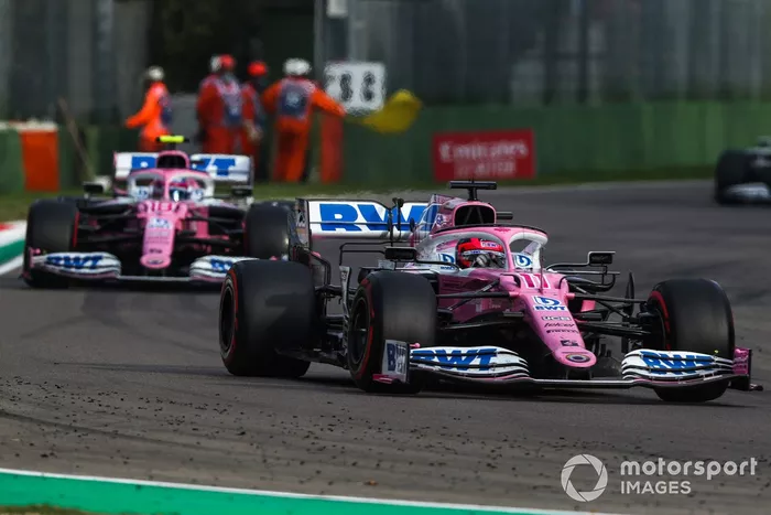 Sergio Pérez, Racing Point RP20, Lance Stroll, Racing Point RP20