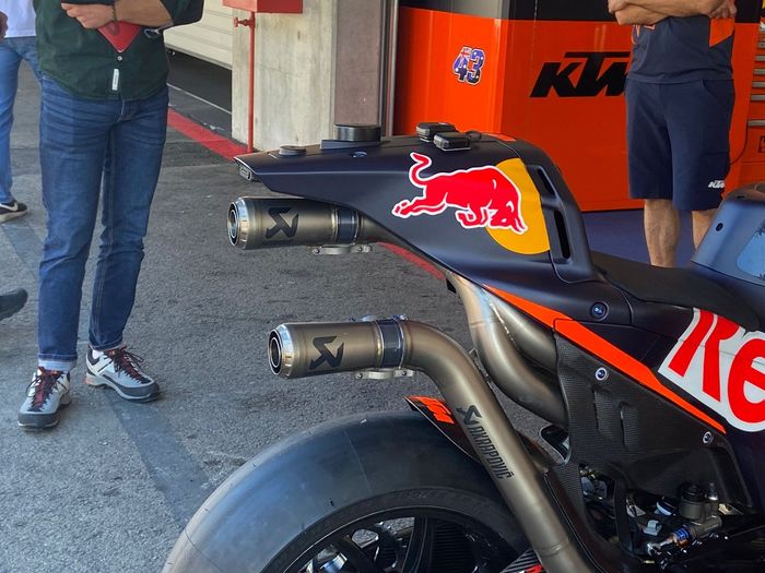 Detalle de la moto, Red Bull KTM