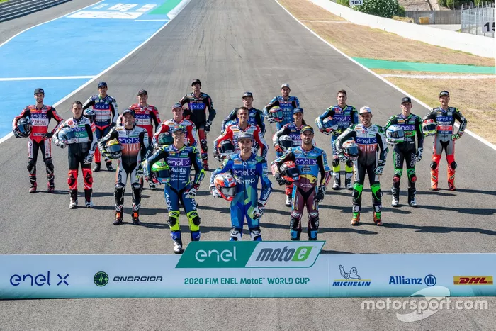 Los pilotos de MotoE de 2020