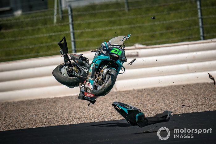 Accidente de Franco Morbidelli, Petronas Yamaha SRT