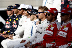 Felipe Massa, Williams, lors de la photo de famille des pilotes