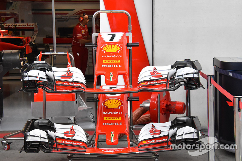 Ferrari SF70H front wing detail