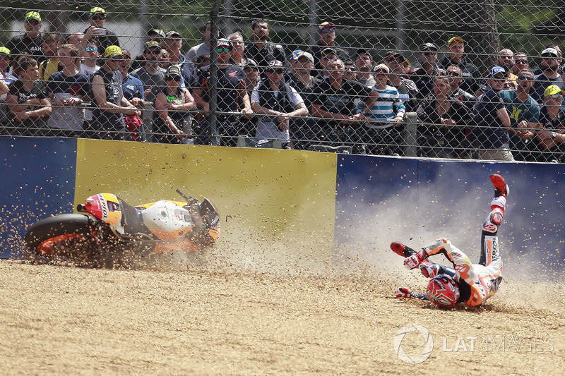 Marc Marquez, 25 kali kecelakaan