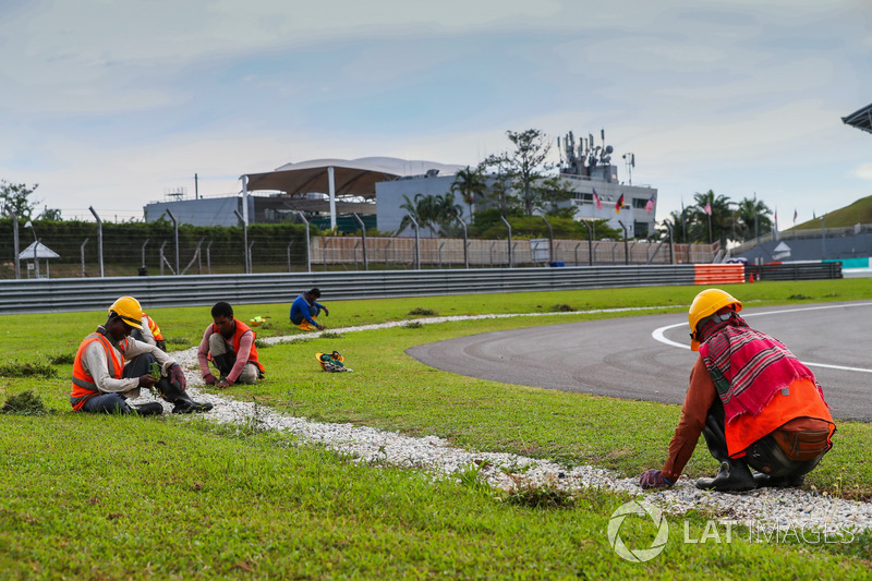 Track workers