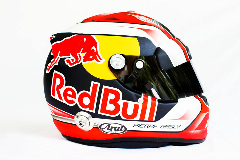 Casque de Pierre Gasly, Scuderia Toro Rosso