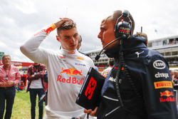 Max Verstappen, Red Bull Racing, on the grid