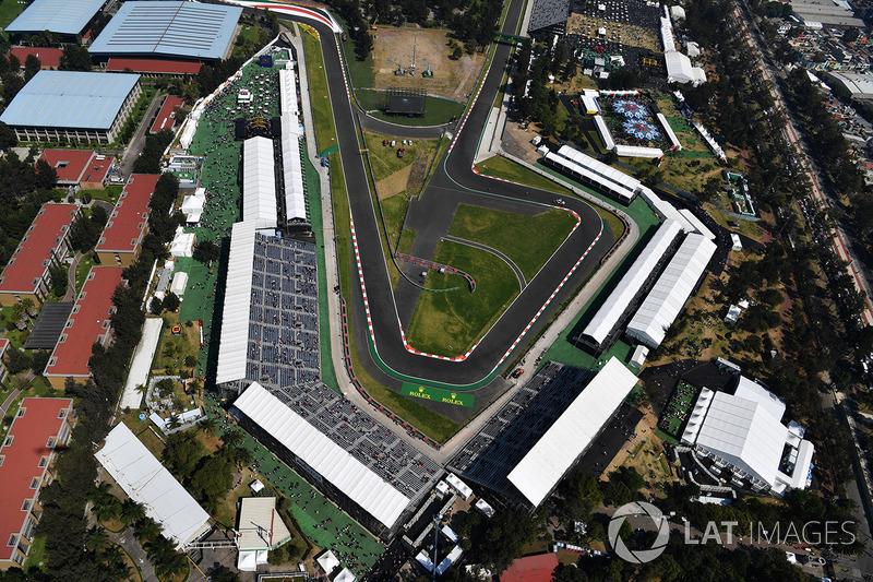 Aerial view of the track