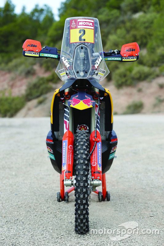 La moto de Matthias Walkner, Red Bull KTM Factory Team