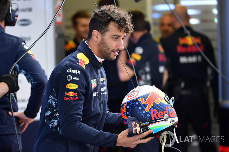 Capacete especial de Daniel Ricciardo, Red Bull Racing