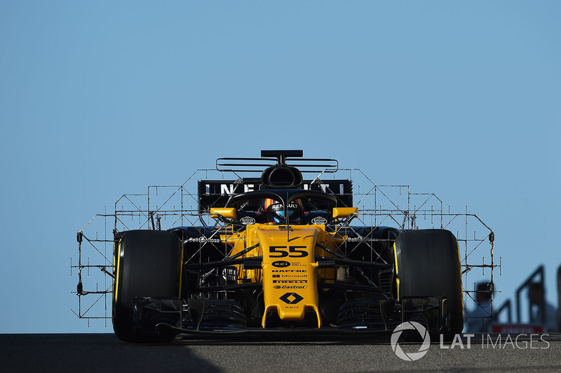 Carlos Sainz Jr., Renault Sport F1 Team RS17 con sensores