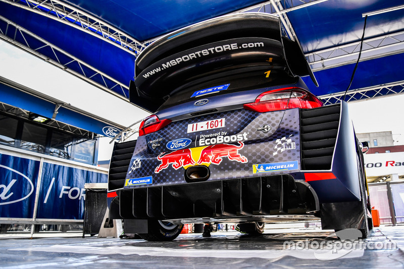 Ford Fiesta WRC Себастьена Ожье с обновленным оперением