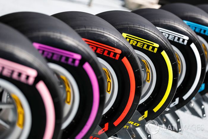 La gama completa de neumáticos Pirelli de clima seco F1