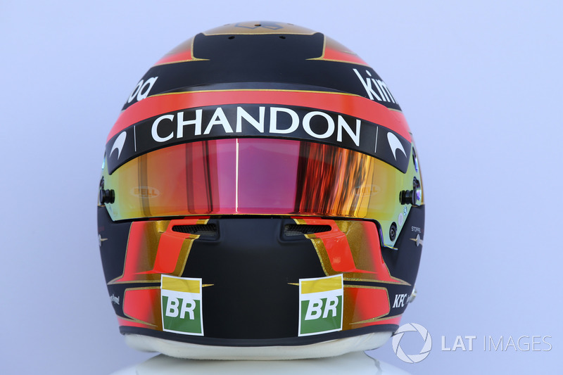 Le casque de Stoffel Vandoorne, McLaren