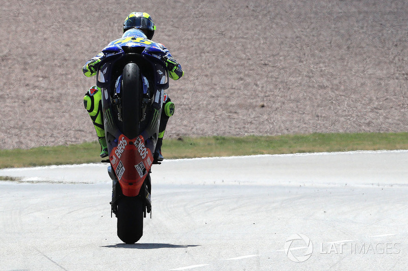 Il secondo classificato Valentino Rossi, Yamaha Factory Racing