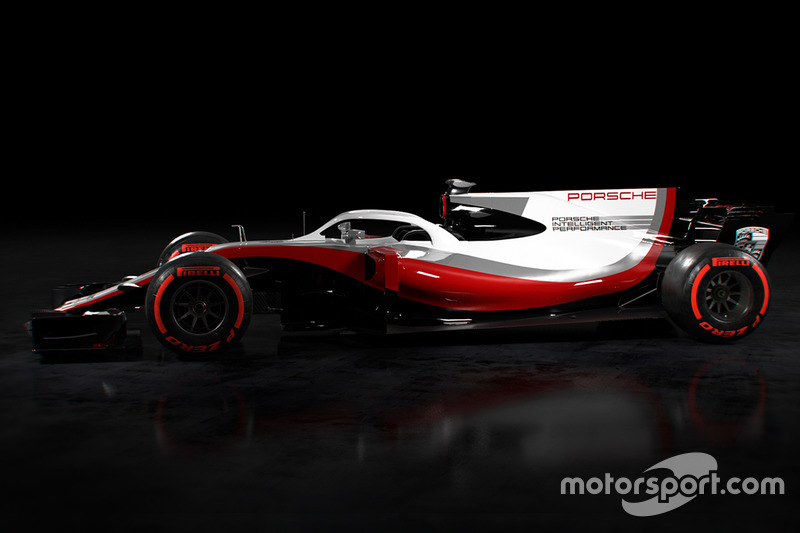 Porsche F1 renk düzeni konsepti