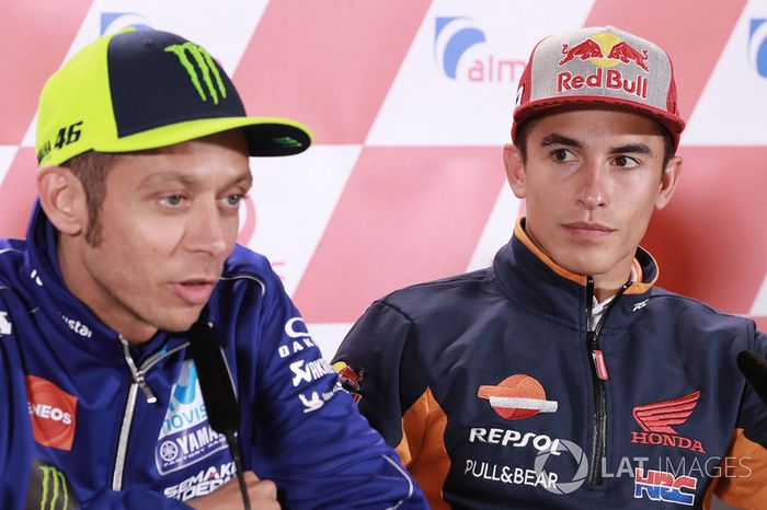 Marc Marquez, Repsol Honda Team, Valentino Rossi, Yamaha Factory Racing