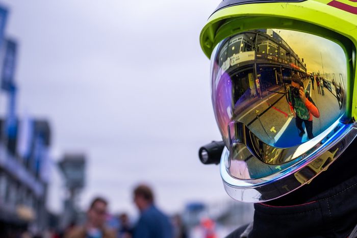 Firefighter reflection