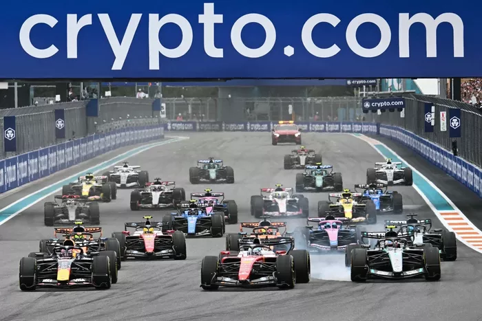 The race begins.
