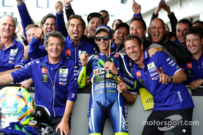 Tercer lugar Valentino Rossi, Yamaha Factory Racing