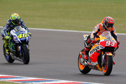 Марк Маркес, Repsol Honda Team и Валентино Росси, Yamaha Factory Racing