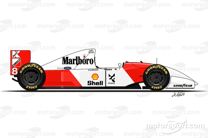 McLaren MP4-8, Ayrton Senna