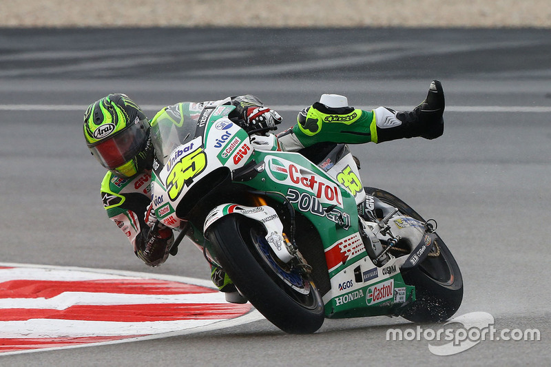 Cal Crutchlow, Team LCR Honda almost crash