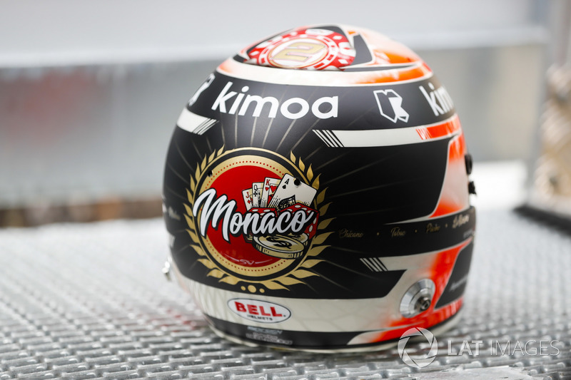Stoffel Vandoorne, McLaren, kask detayı