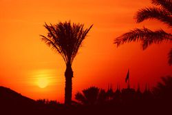 Sonnenuntergang in Bahrain