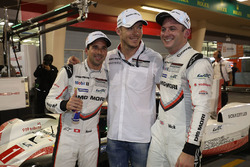 LMP1 pole sitters #1 Porsche Team Porsche 919 Hybrid: Neel Jani, Andre Lotterer, Nick Tandy