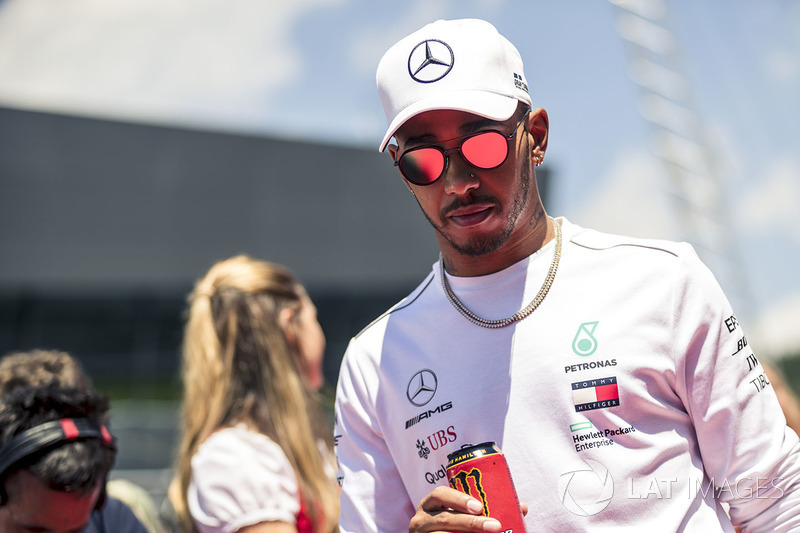 Lewis Hamilton, Mercedes-AMG F1 on the drivers parade