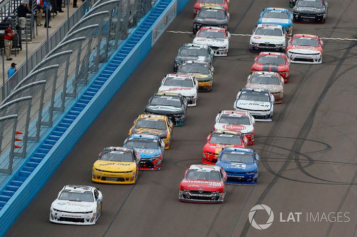 Tyler Reddick, JR Motorsports, Chevrolet Camaro Nationwide Children's, Ryan Reed, Roush Fenway Racing, Ford Mustang Drive Down A1C Lilly Diabetes