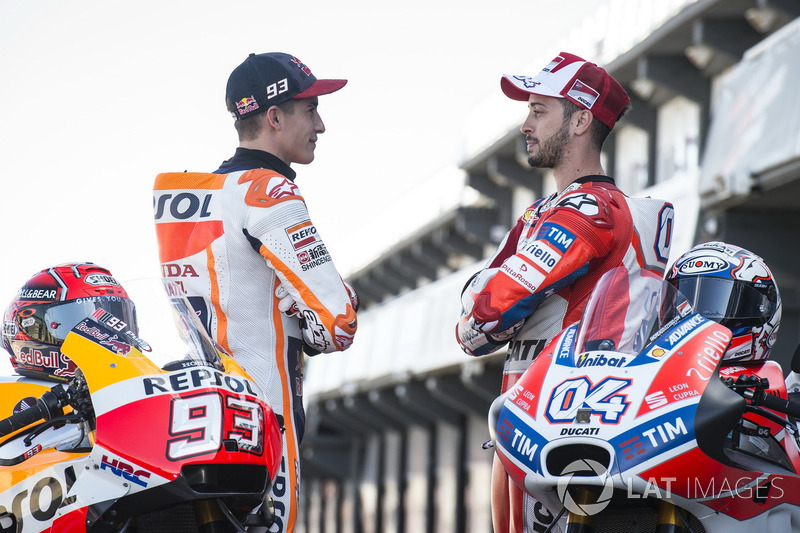 Marc Marquez, Repsol Honda Team, Andrea Dovizioso, Ducati Team