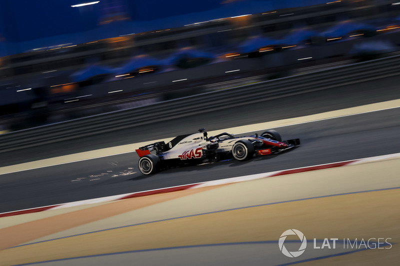 Ромен Грожан, Haas F1 Team VF-18, іскрить