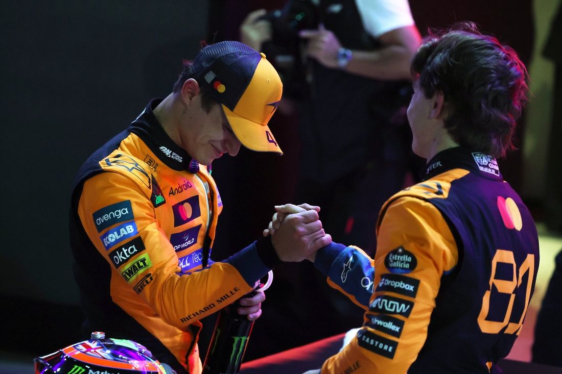 Lando Norris, McLaren, Oscar Piastri